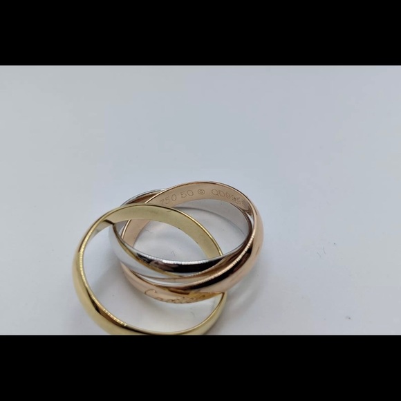 Cartier 18K Trinity Ring Auth size 50 🚫TRADES - Picture 4 of 8